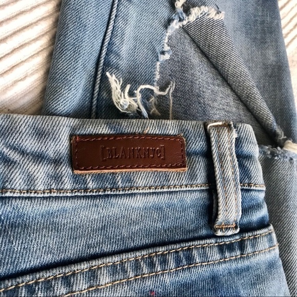 Blanknyc Denim Destructed Skinny Jeans Sz 27 - Picture 8 of 10